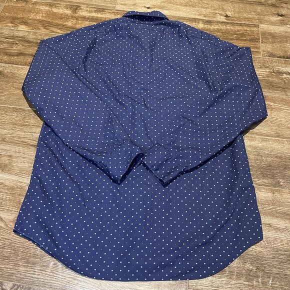 Polo Ralph Lauren Shirt Mens Large Long Sleeve Button Down Geometric Print Pony - Picture 7 of 8